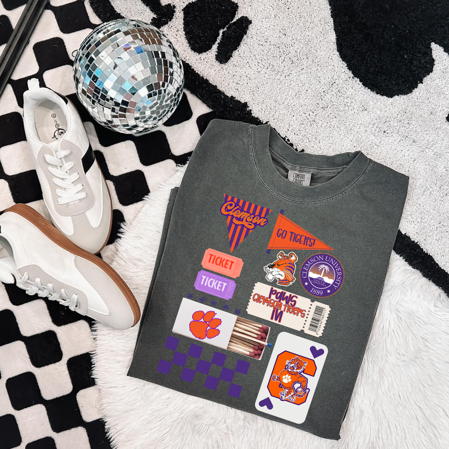 Clemson Tigers Matchbox DTF Transfers