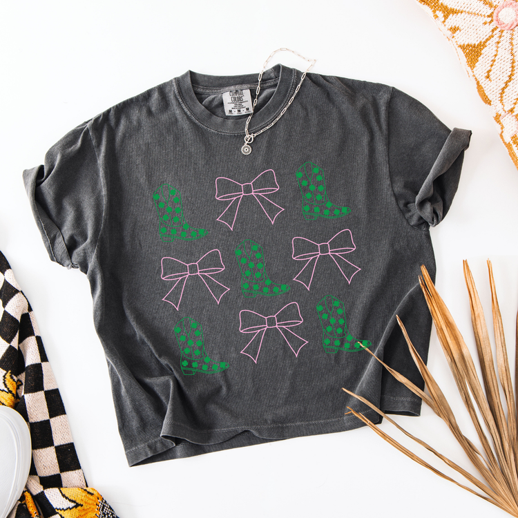 Clover Boots And Bows DTF Transfer