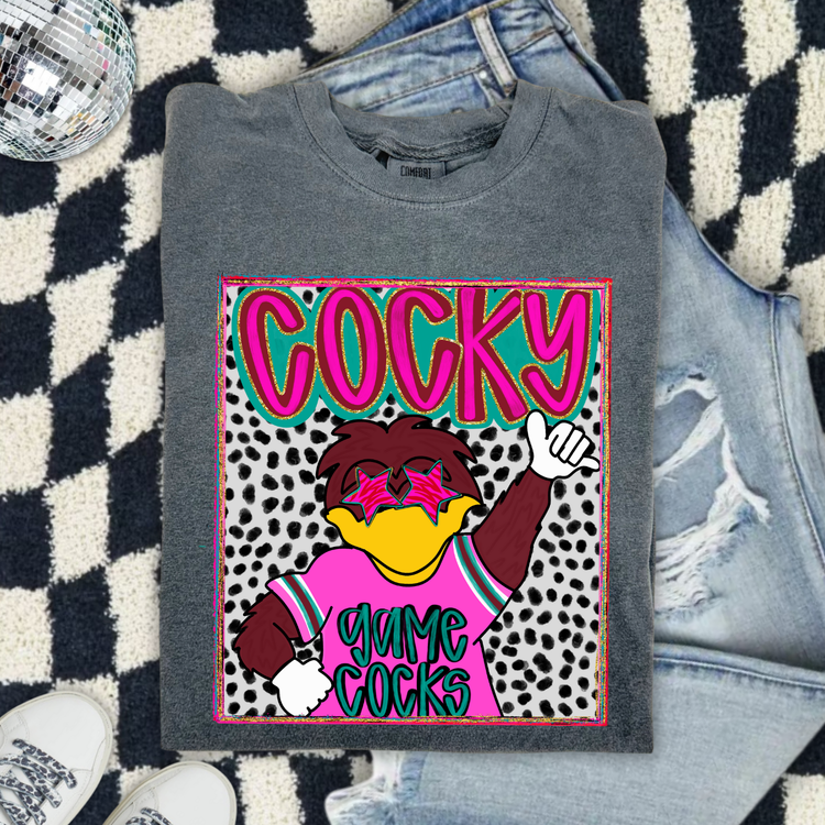 Preppy Cocky (Pink) DTF Transfer