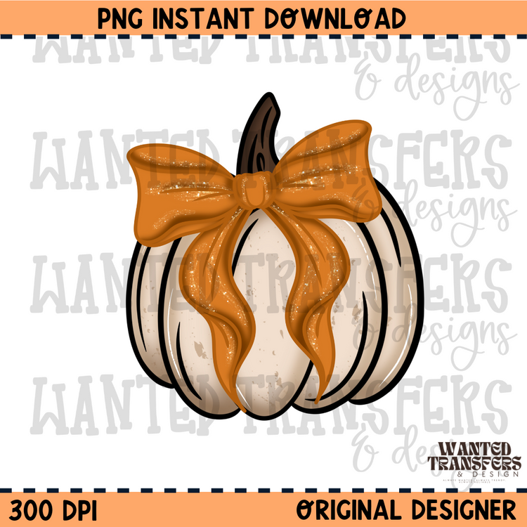 Coquette Pumpkin PNG Digital Download
