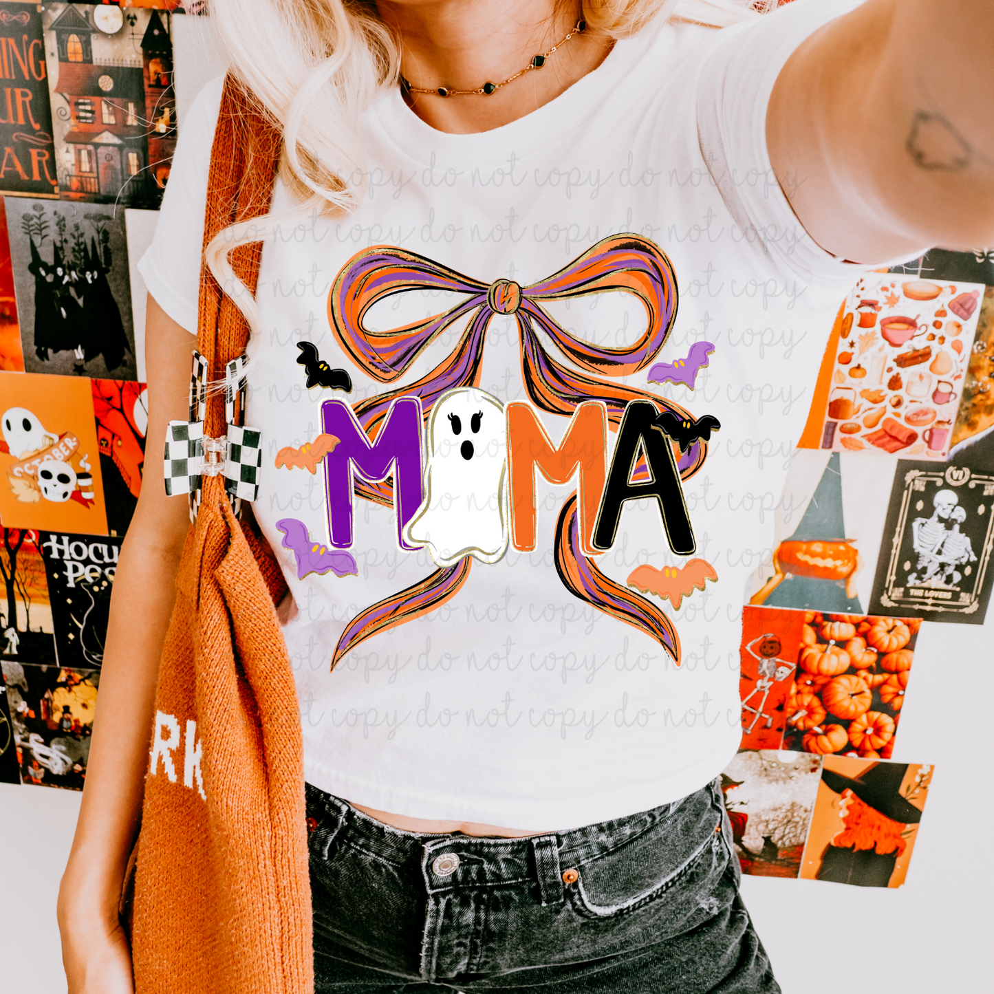 Halloween Coquette Mama DTF Transfer