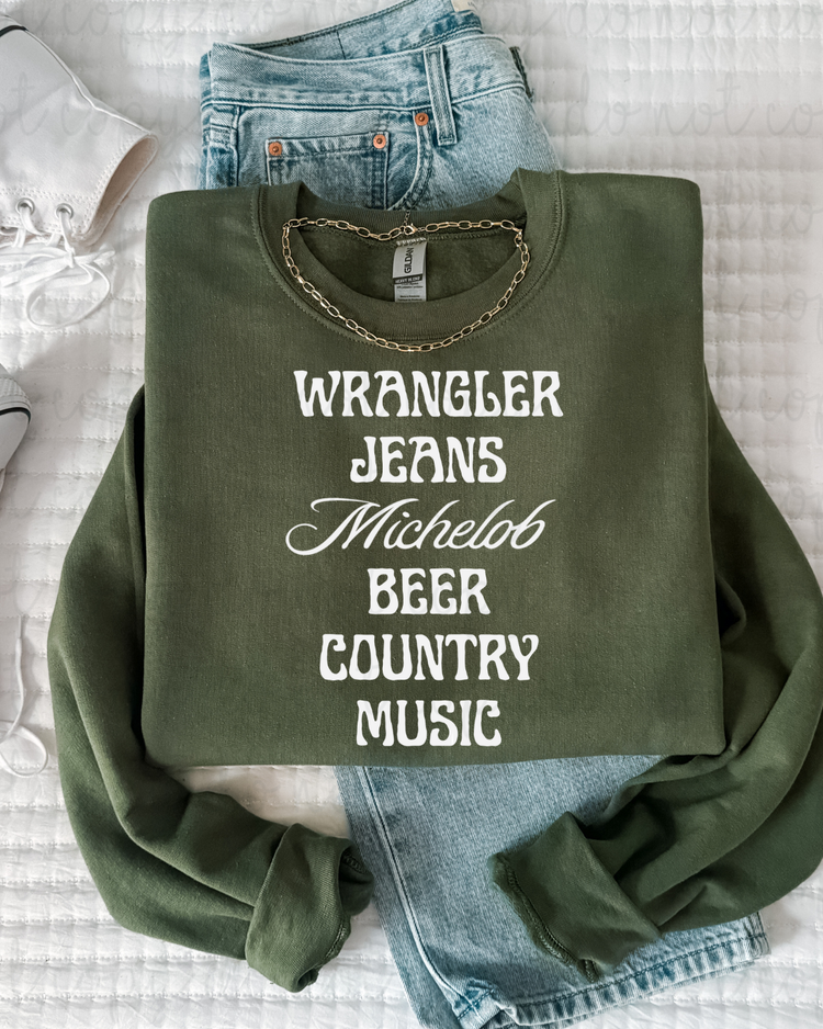 Country Music DTF Transfer