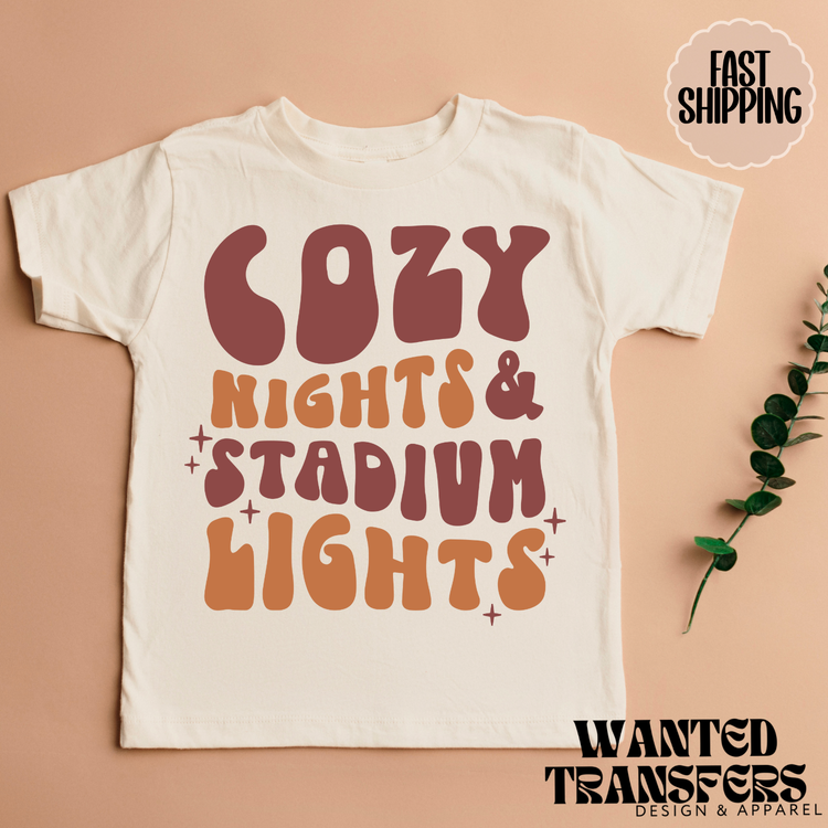 Cozy Nights & Stadium Lights DTF Transfer
