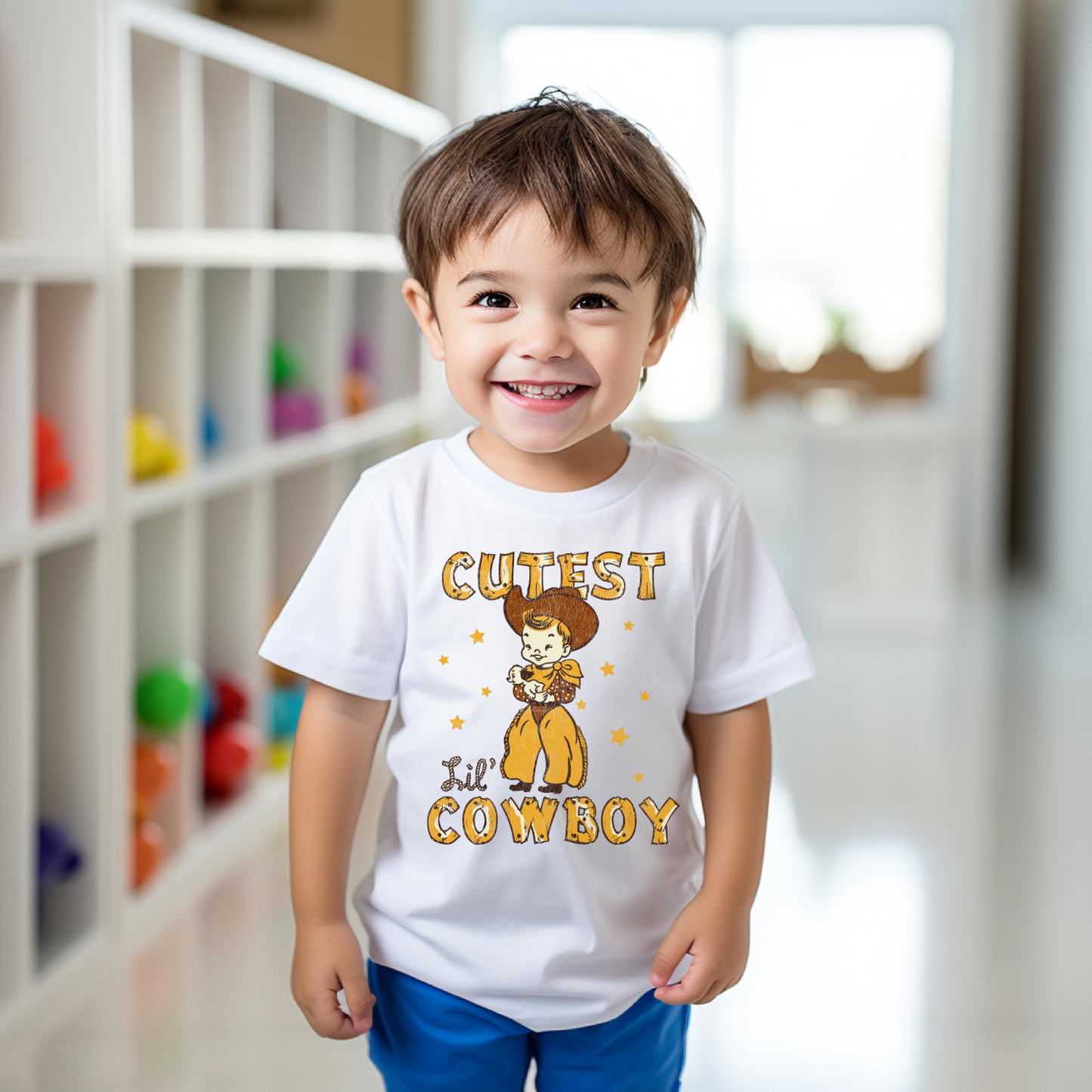 Cutest Lil Cowboy DTF Transfer