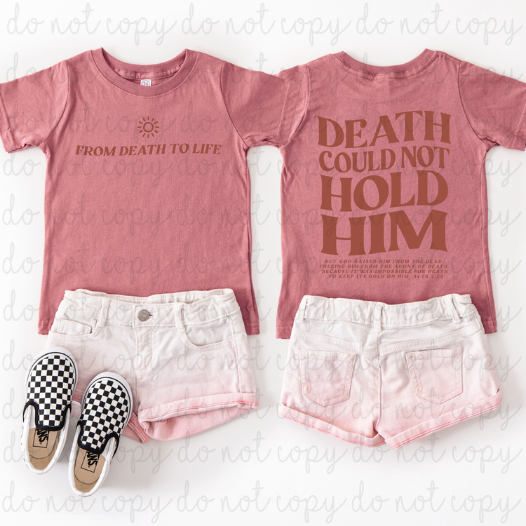Death Could Not Hold Him DTF Transfer