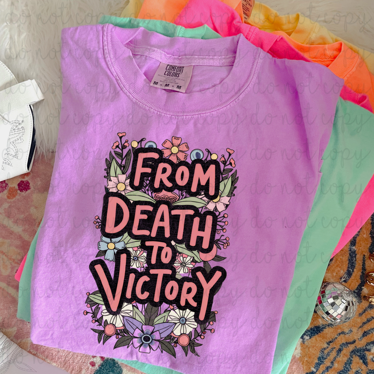 Death To Victory DTF Transfer