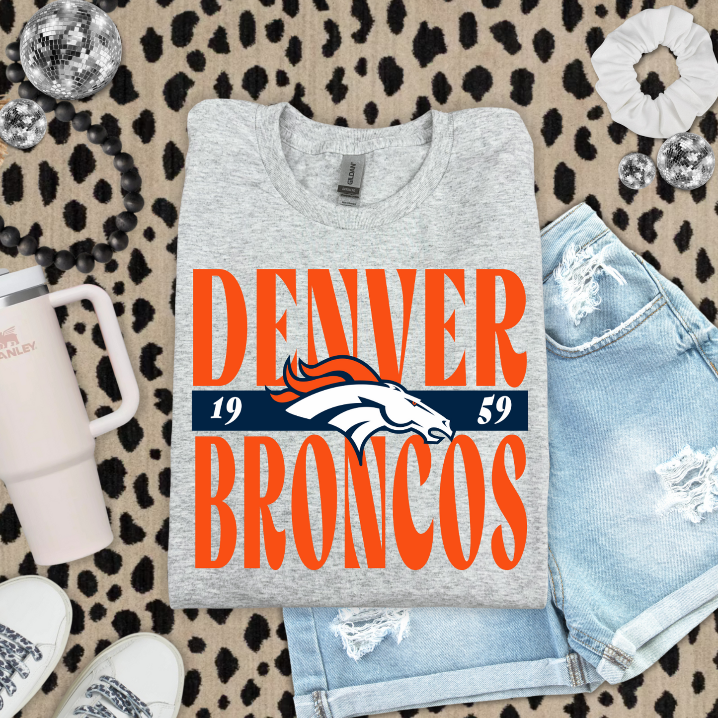 Denver Broncos Score DTF Transfer