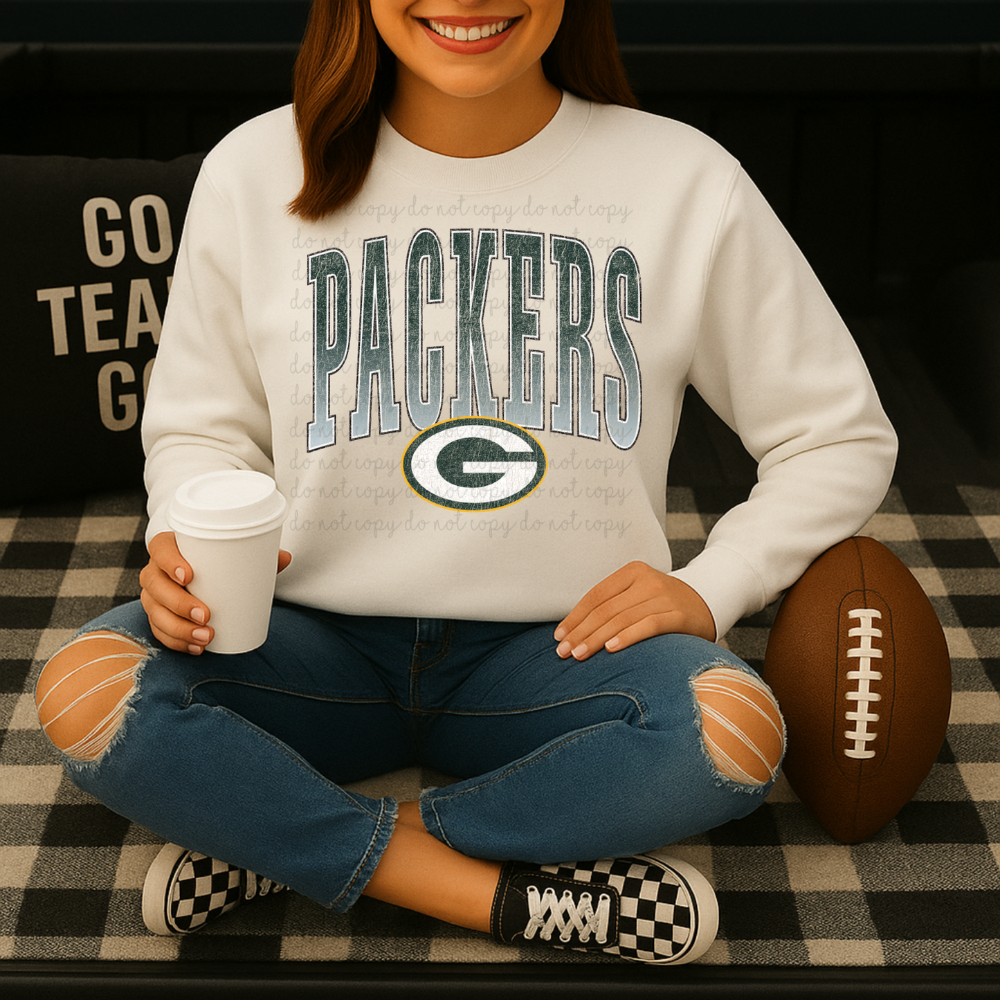 Distressed Packers DTF Transfers