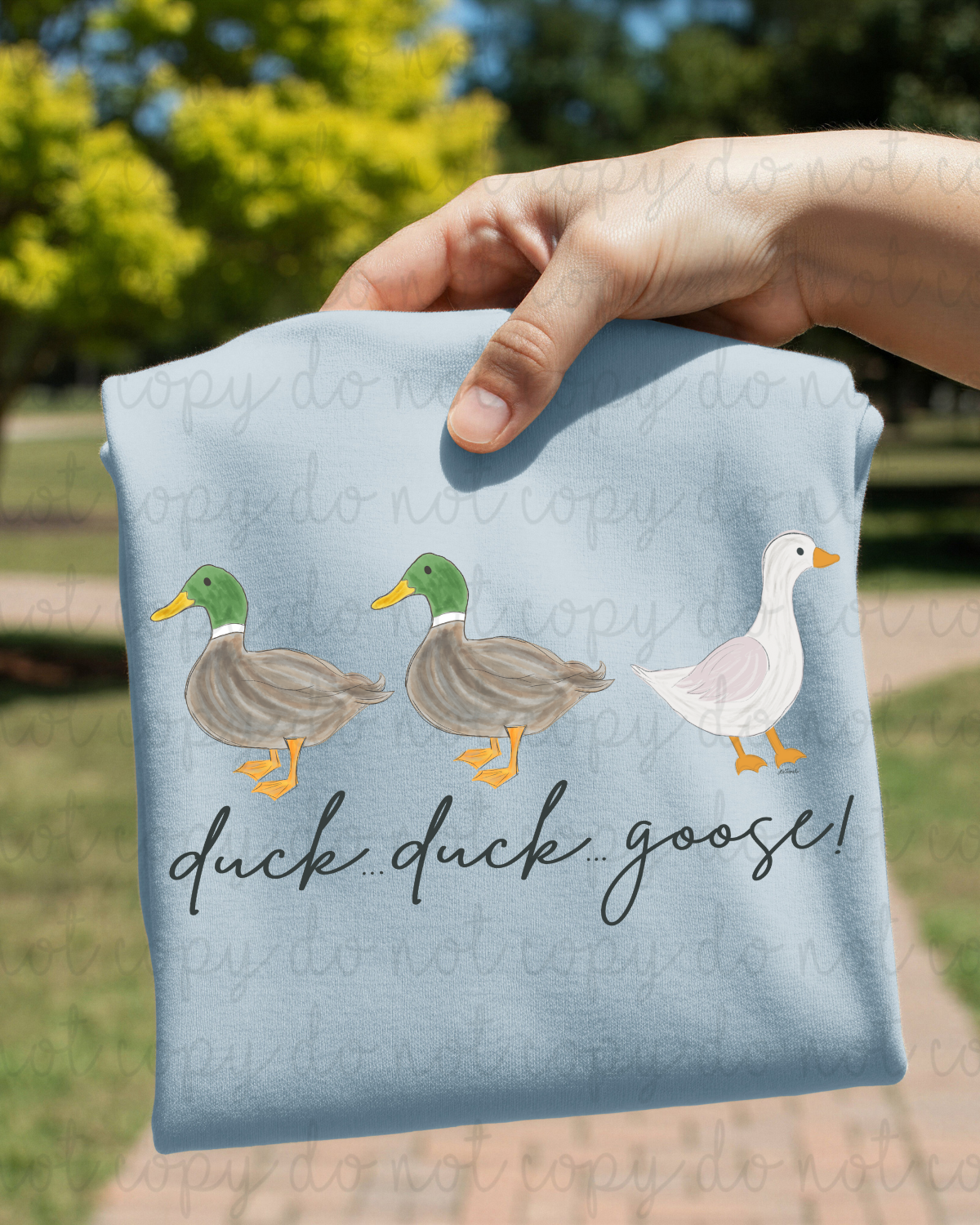 Duck Duck Goose DTF Transfer