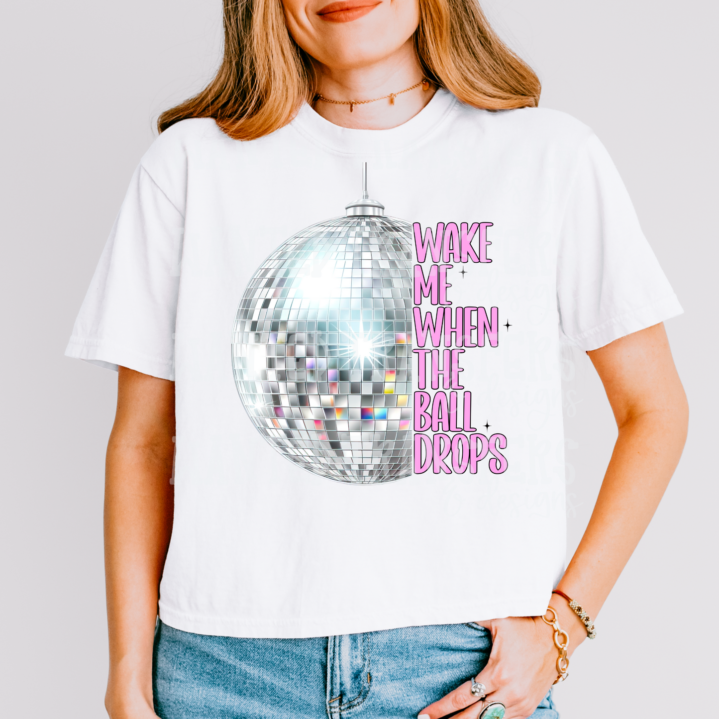 Wake Me When the Ball Drops Exclusive Sublimation Transfer