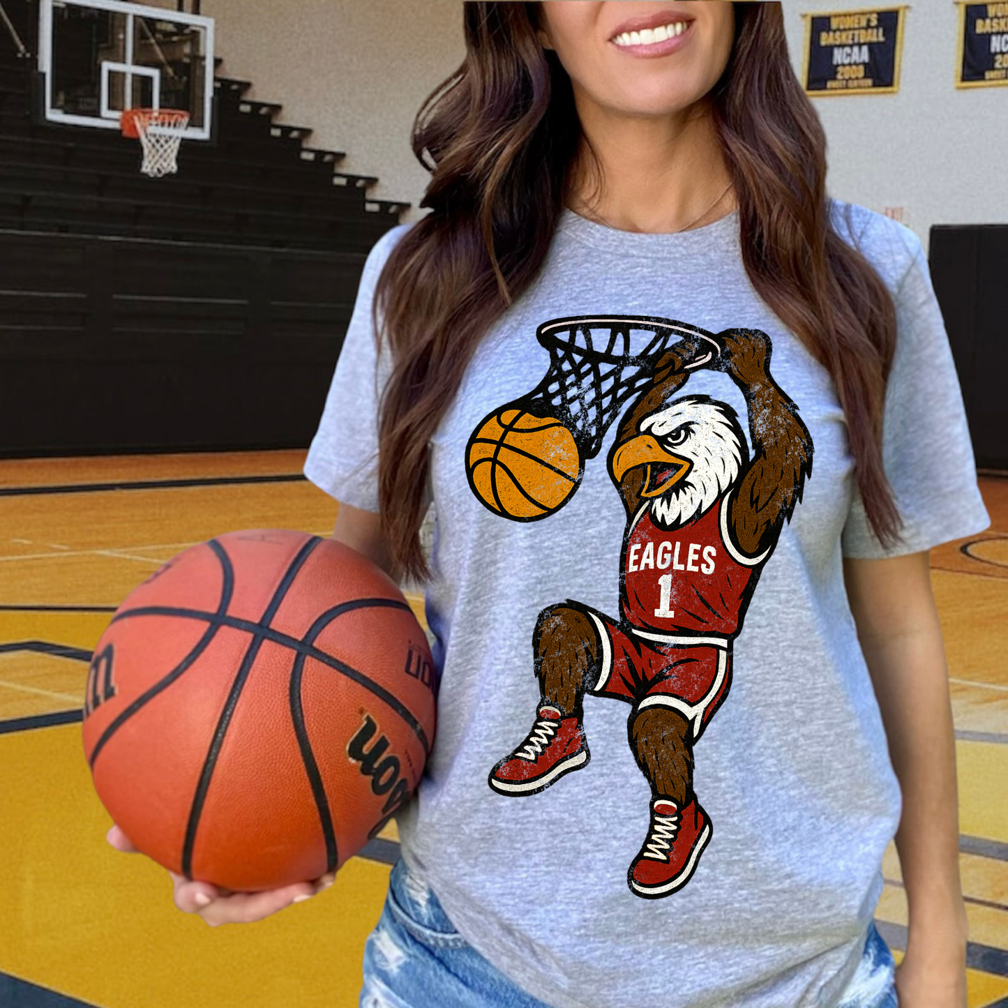 Eagles Red White DTF Transfer