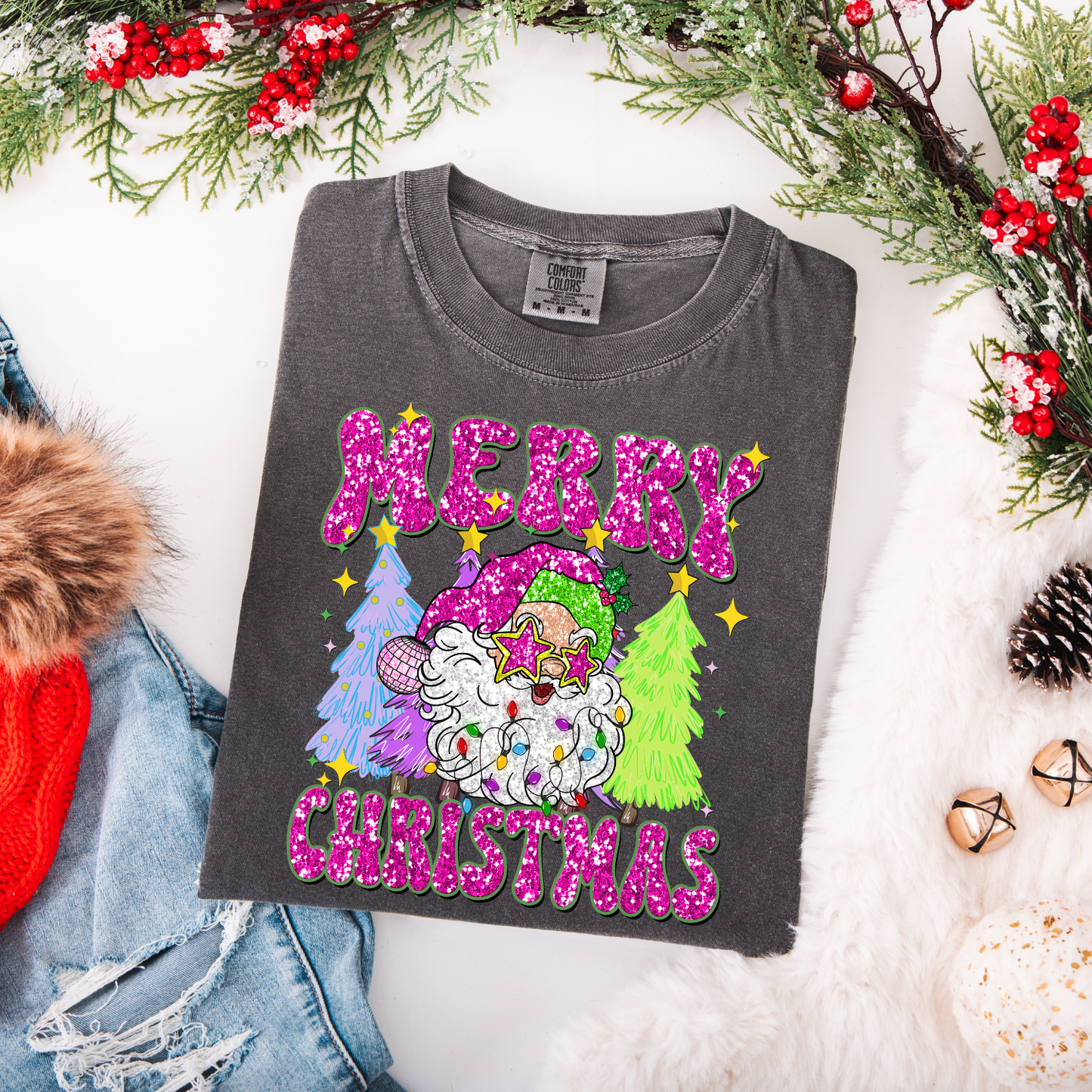 Merry Christmas DTF Transfer