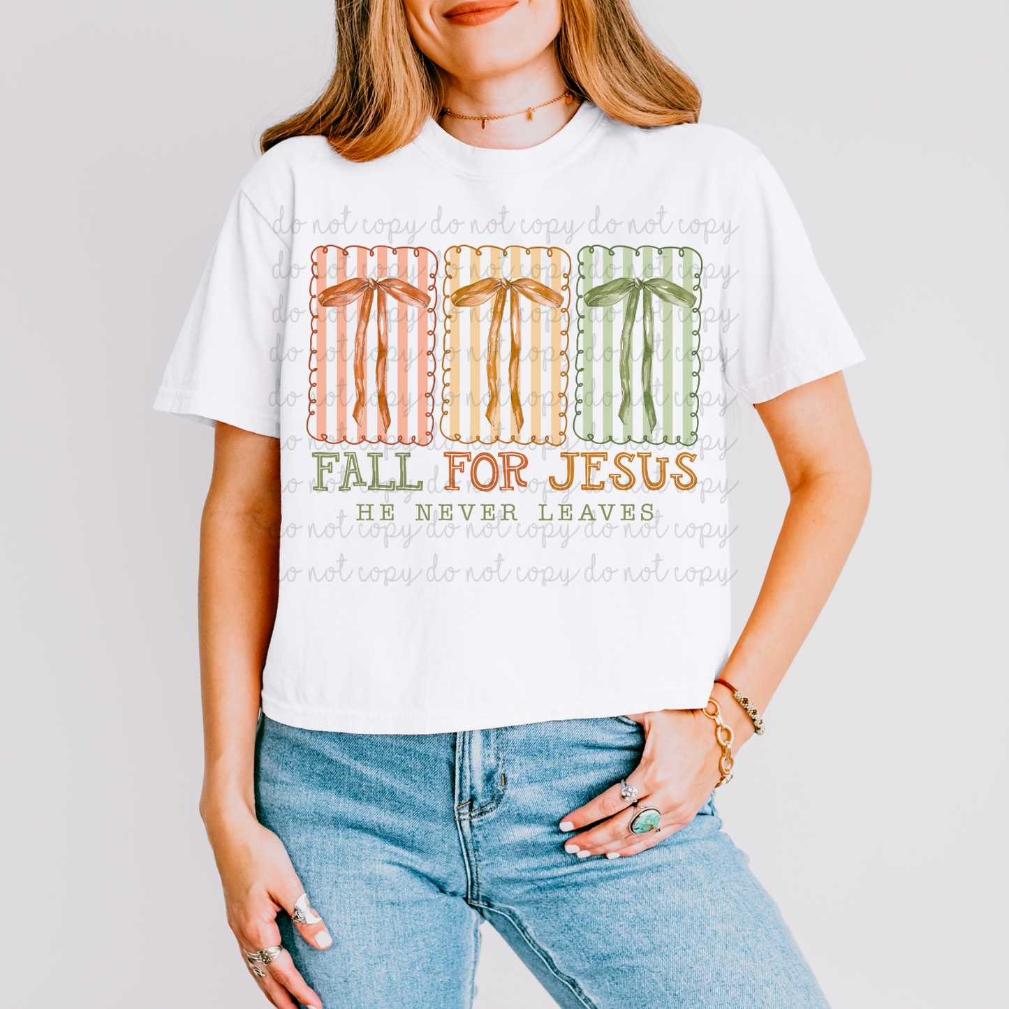 Fall For Jesus DTF Transfer