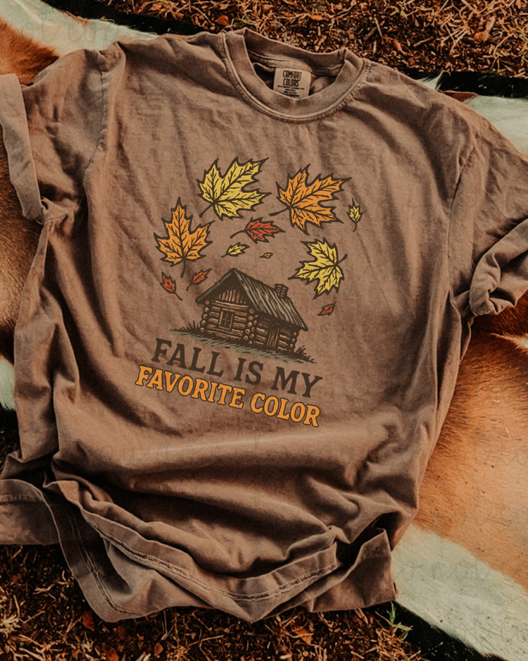 Fall Is My Favorite Color Cabin DTF Transfer