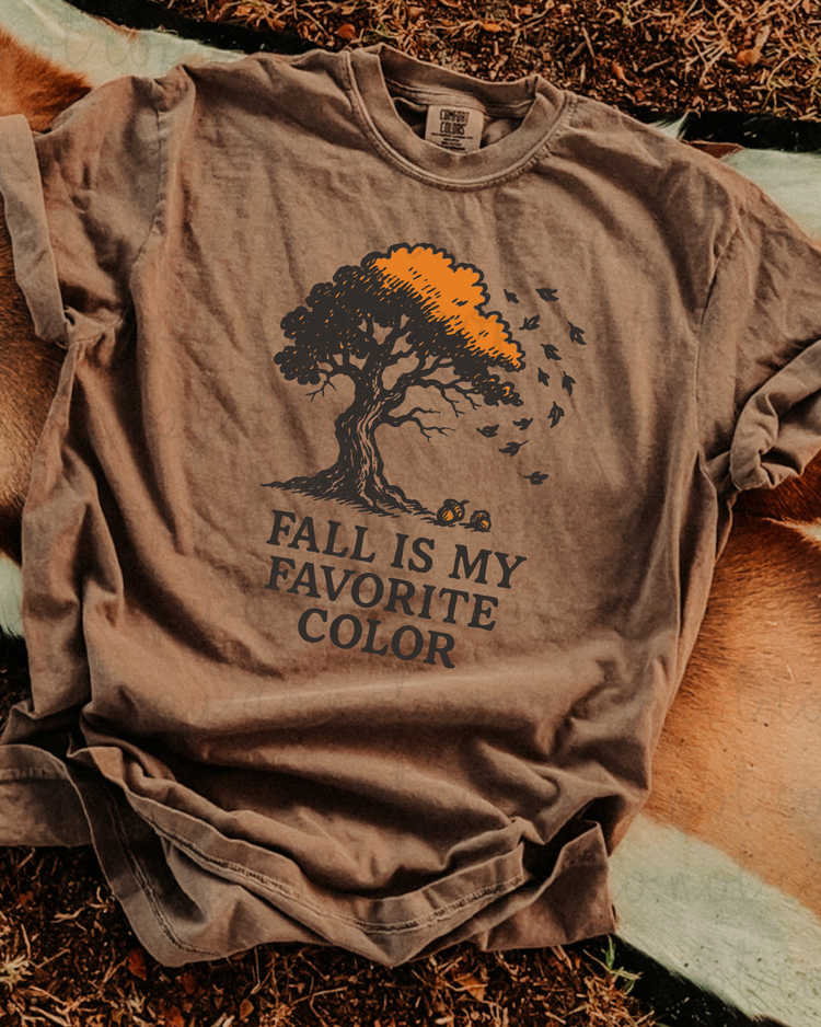 Fall Is My Favorite Color Tree DTF Transfer