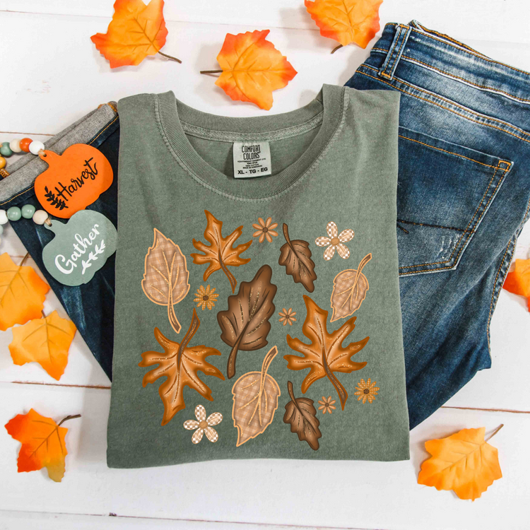 Fall Leaves PNG Digital Download