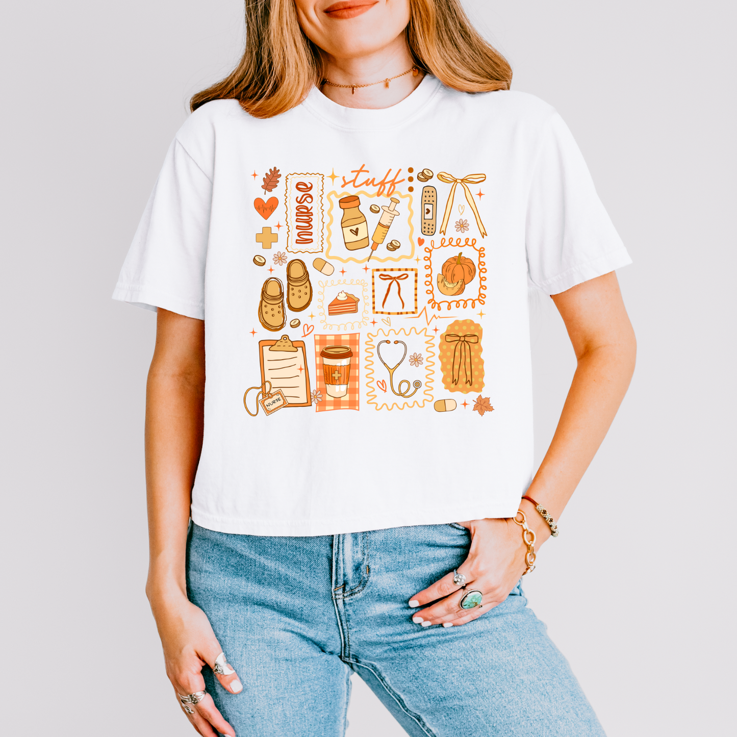 Fall Nurse Coquette DTF Transfer