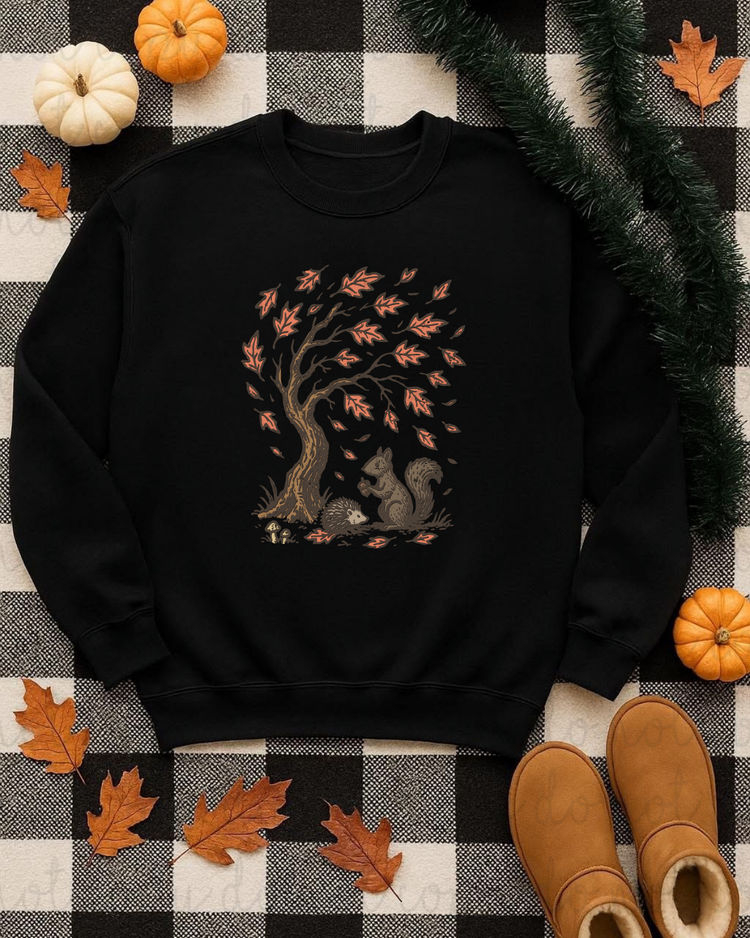 Fall Tree Colored DTF Transfer