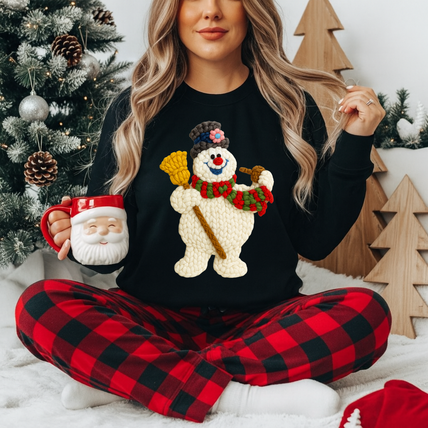 Faux Yarn Frosty DTF Transfer