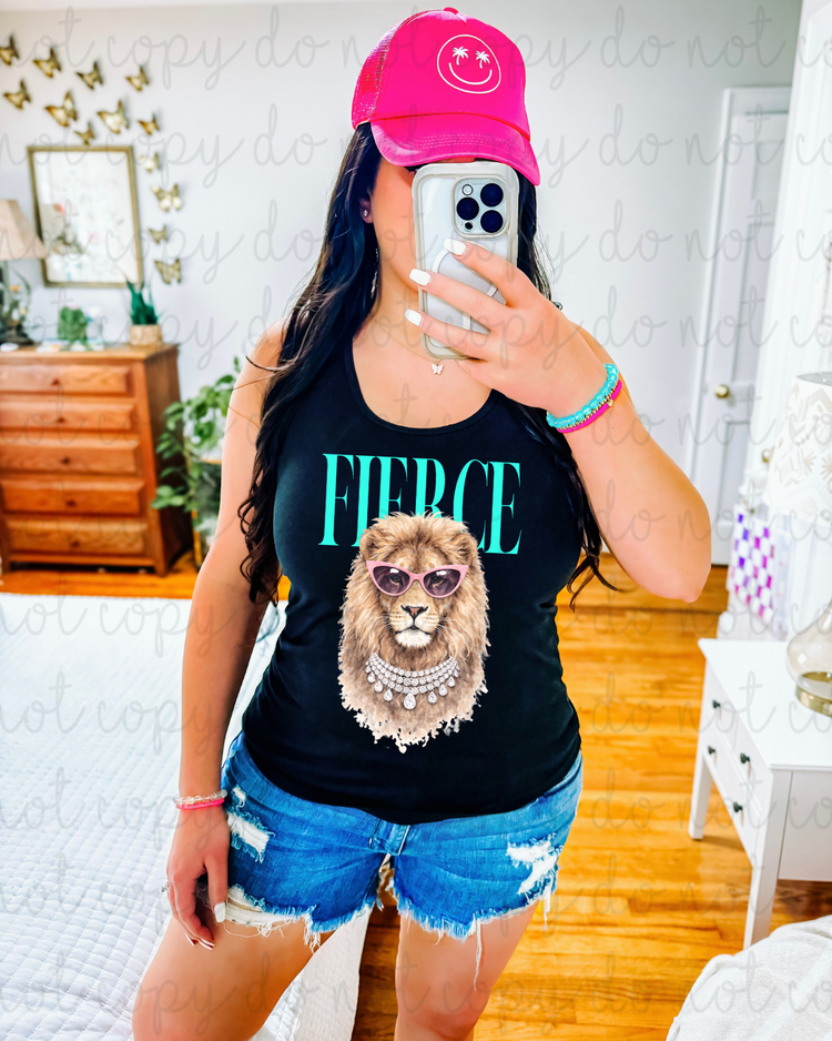Fierce Turquoise DTF Transfer