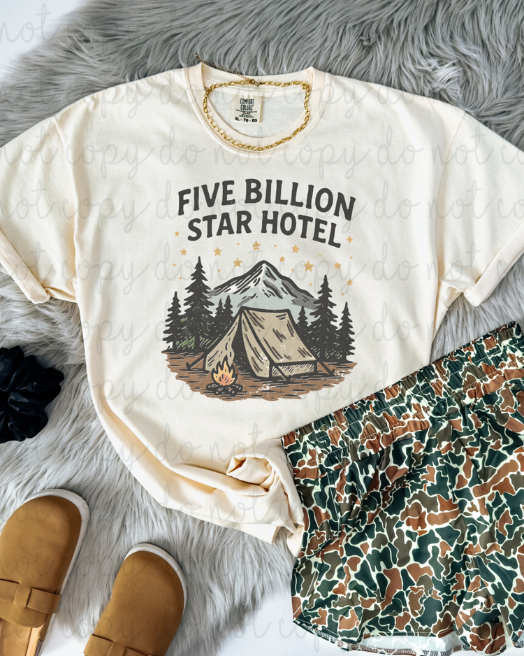 Five Billion Star Hotel DTF Transfer