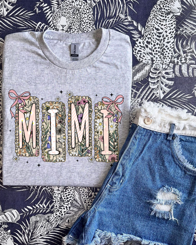 Floral Coquette Patch Mimi DTF Transfer
