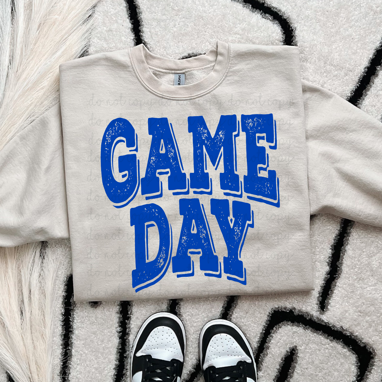 Game Day Blue DTF Transfer