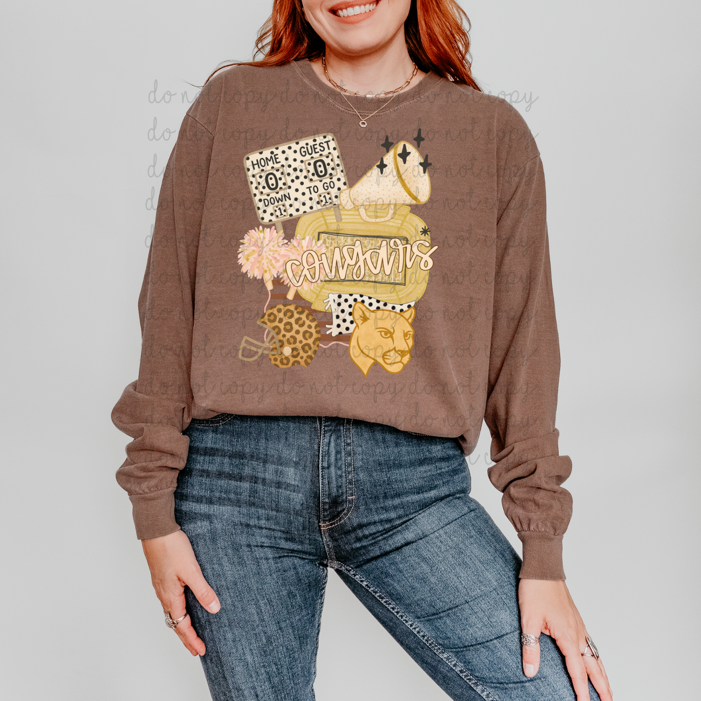 Game Day Cougars DTF Transfers