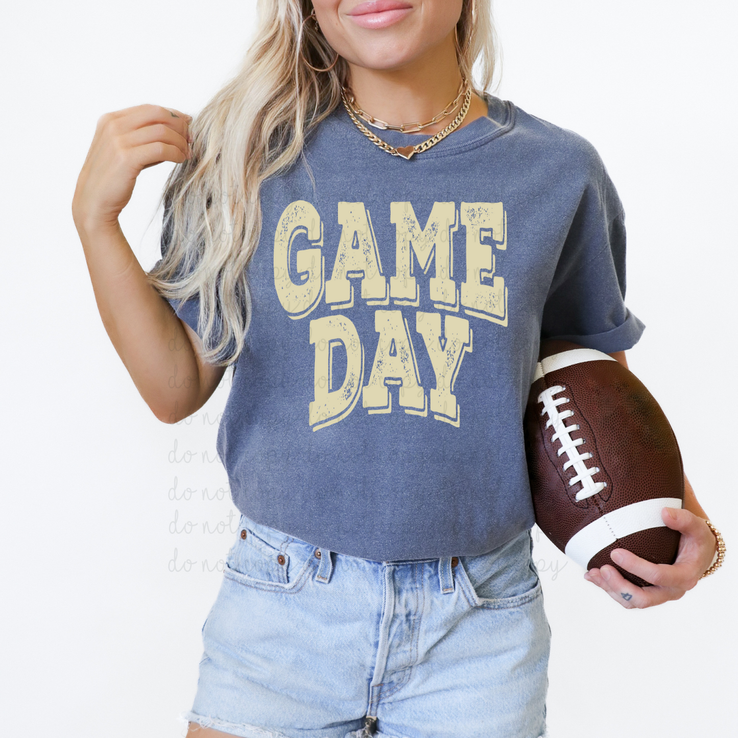 Game Day Cream DTF Transfer