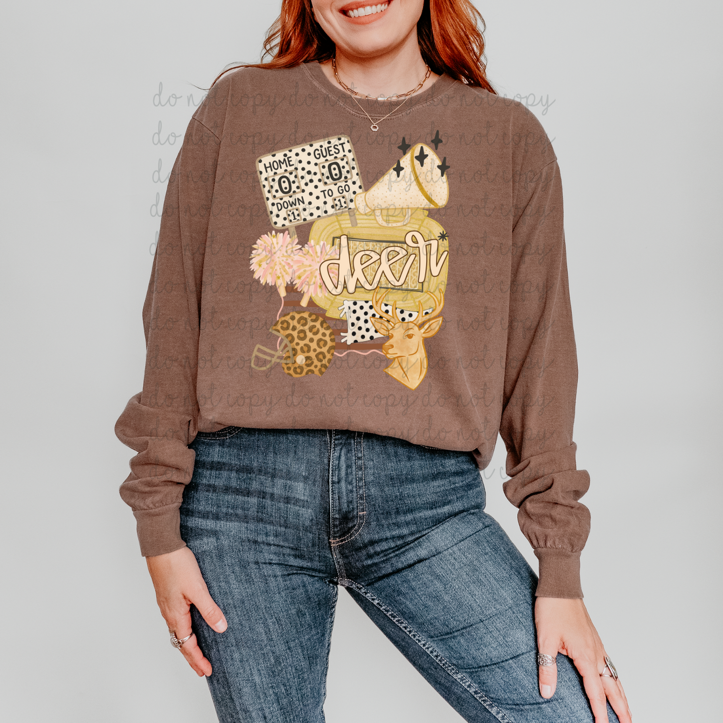 Game Day Deer DTF Transfers