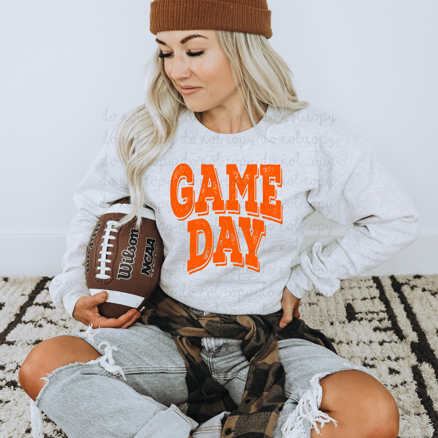 Game Day Orange DTF Transfer