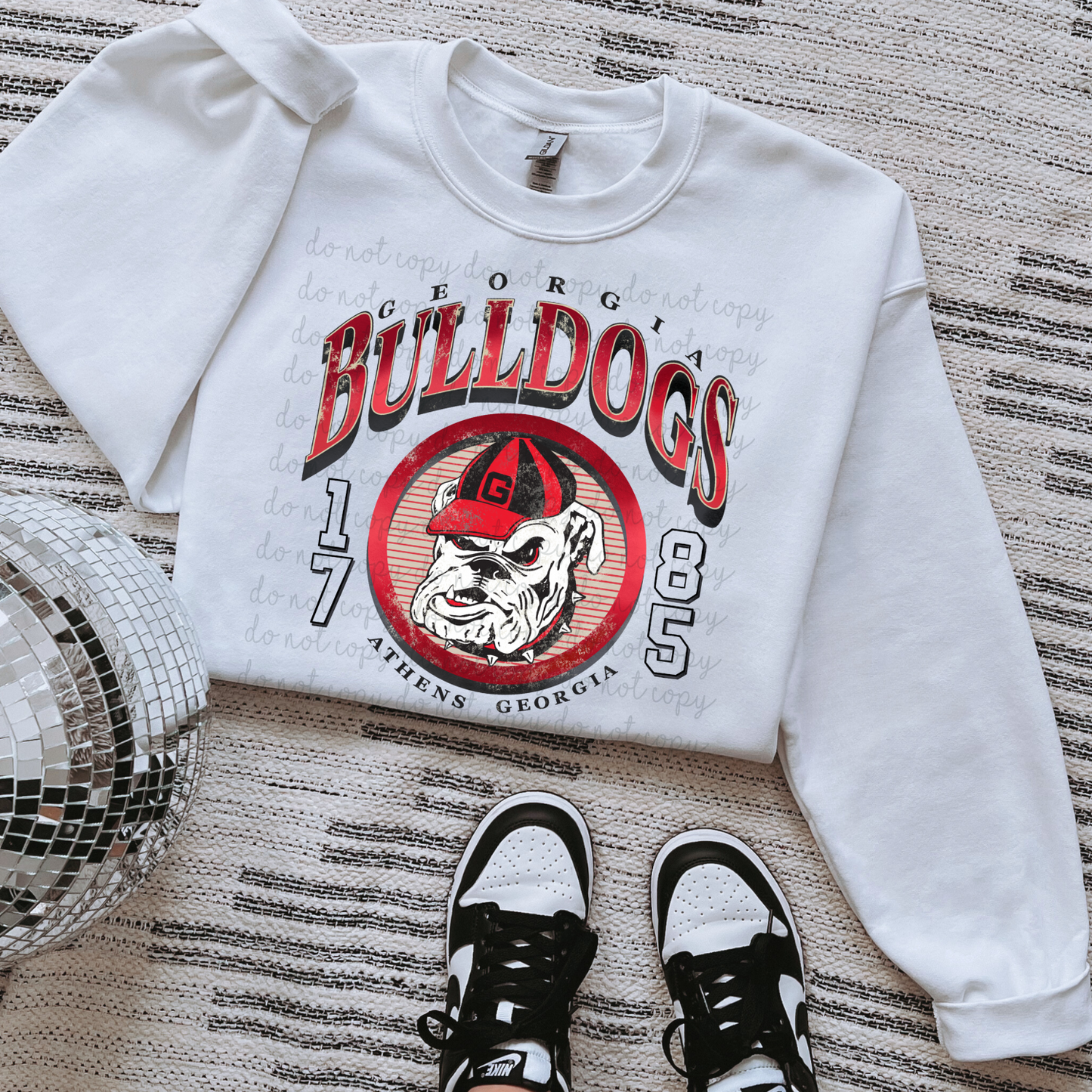 Vintage Georgia Bulldogs DTF Transfer