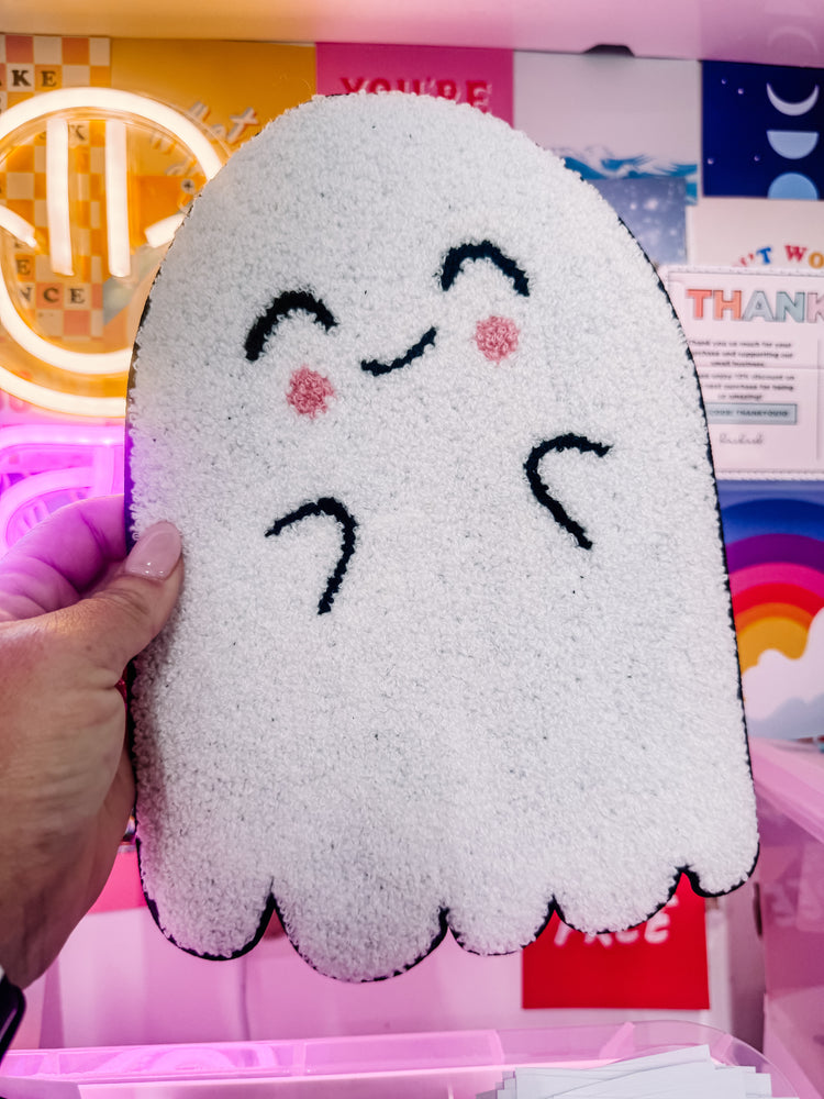 Cute Little Ghosty Chenille Patch (Adult Size)