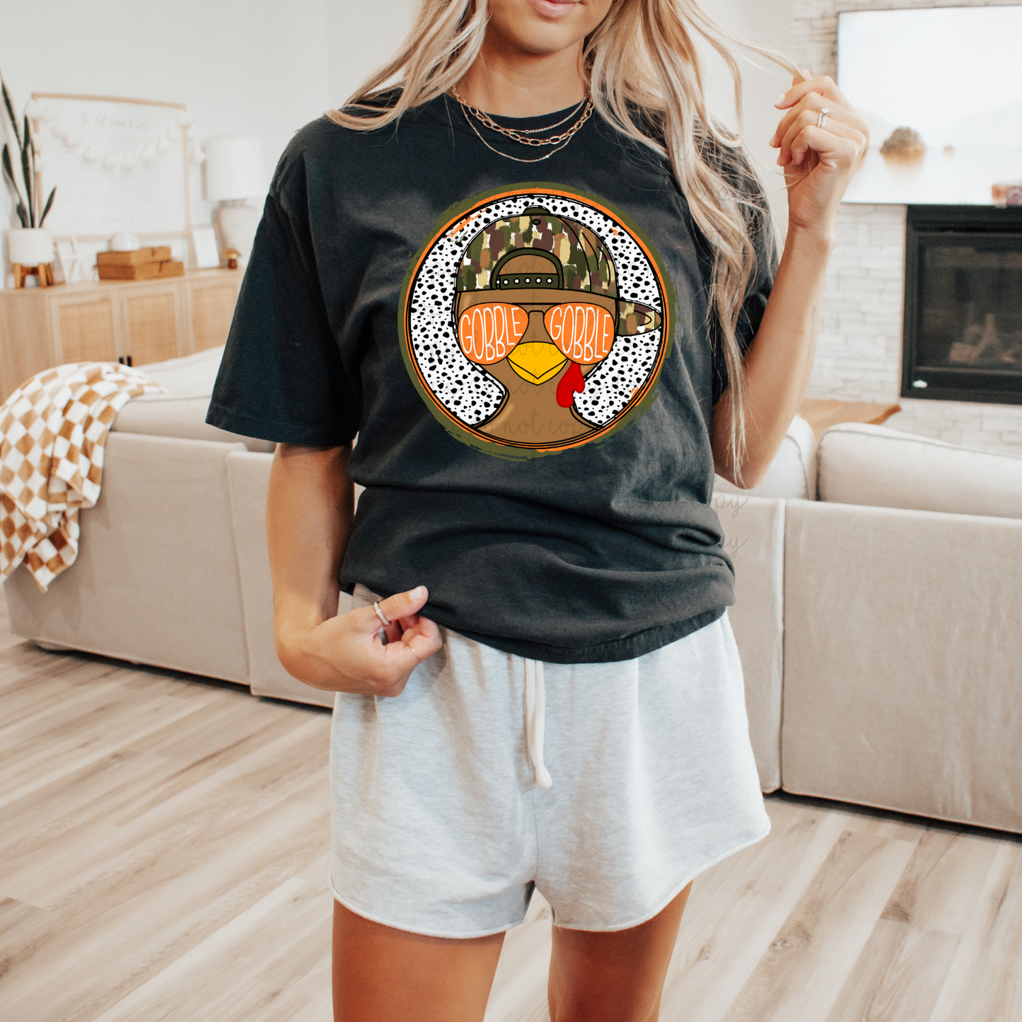 Gobble Gobble Turkey DTF Transfer