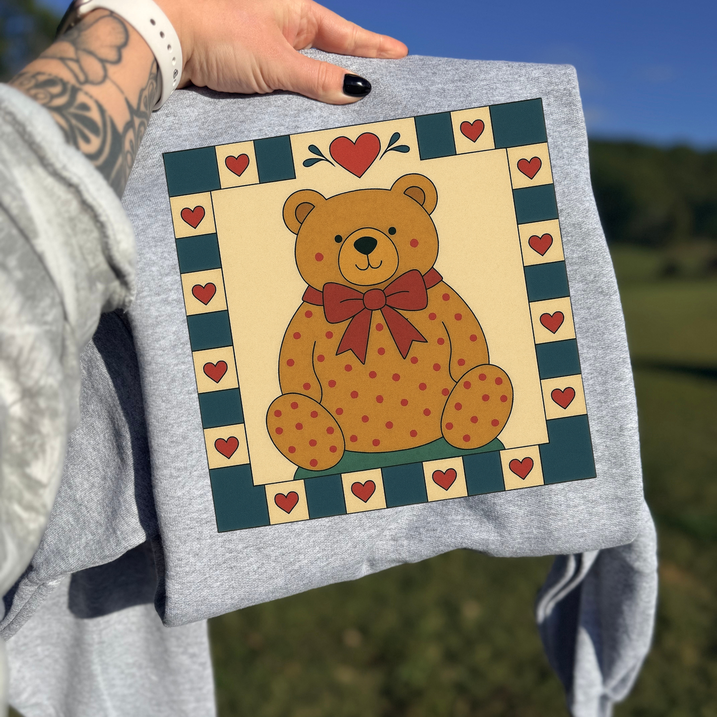 Grandma's Closet Bear DTF Transfer