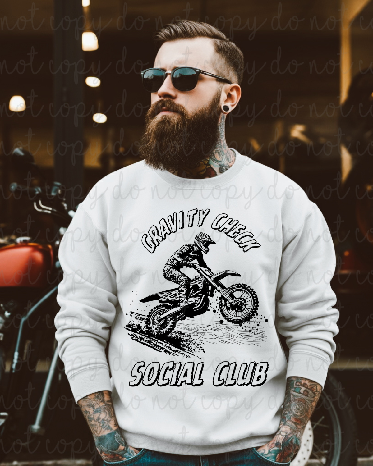 Gravity Check Social Club DTF Transfer