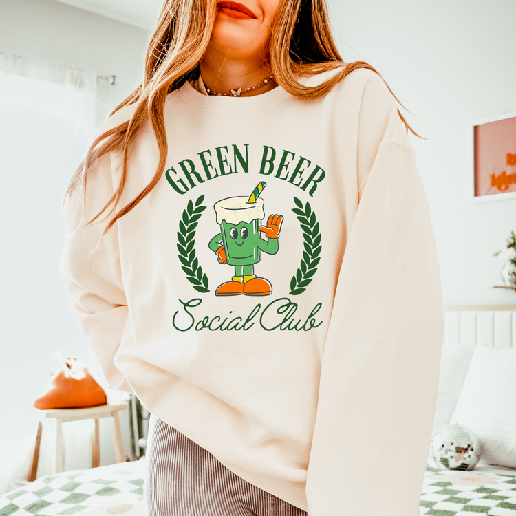 Green Beer Social Club DTF Transfer