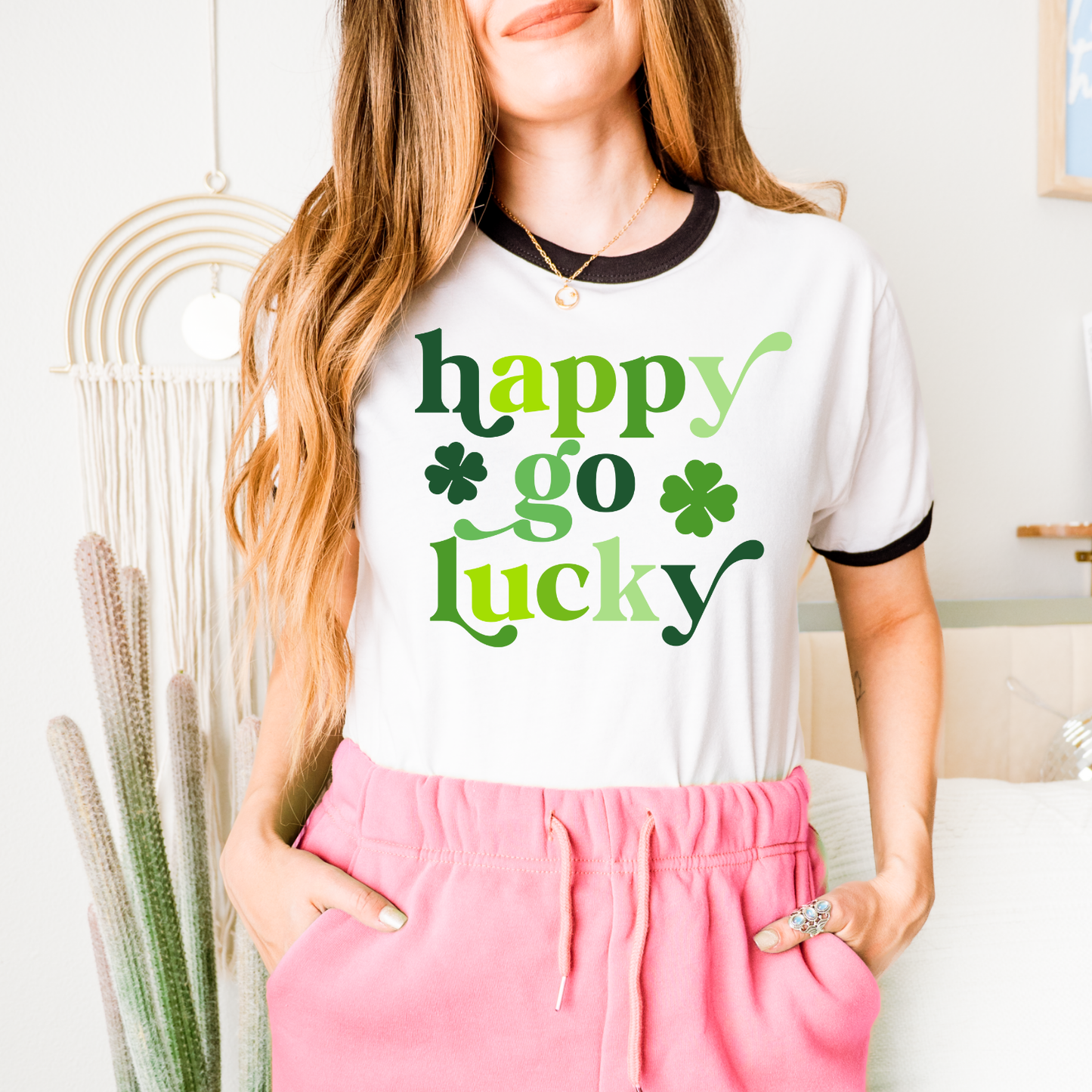 Happy Go Lucky DTF Transfer