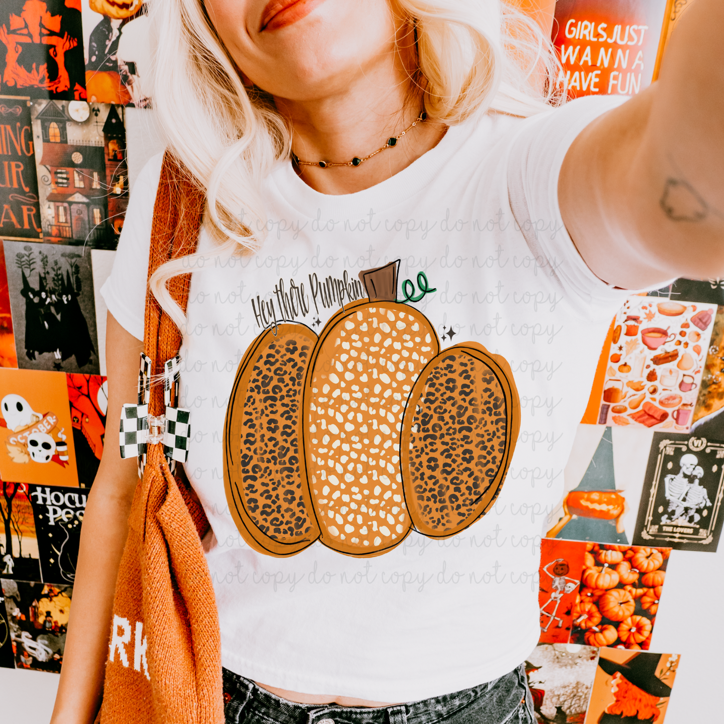 Hey There Pumpkin Exclusive Sublimation Transfer