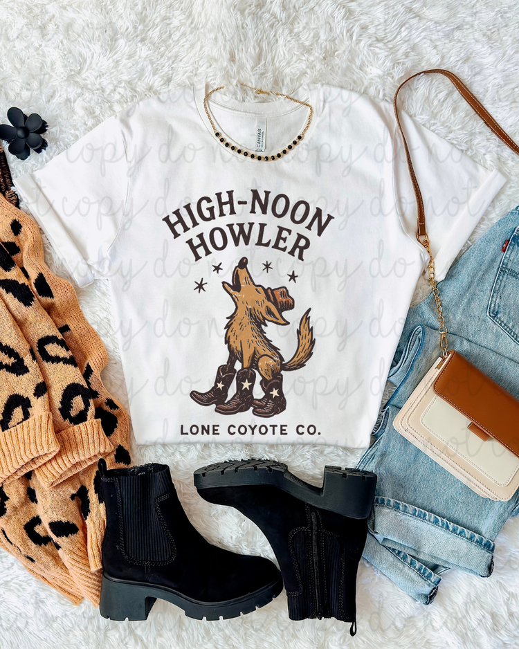 High Noon Howler DTF Transfer