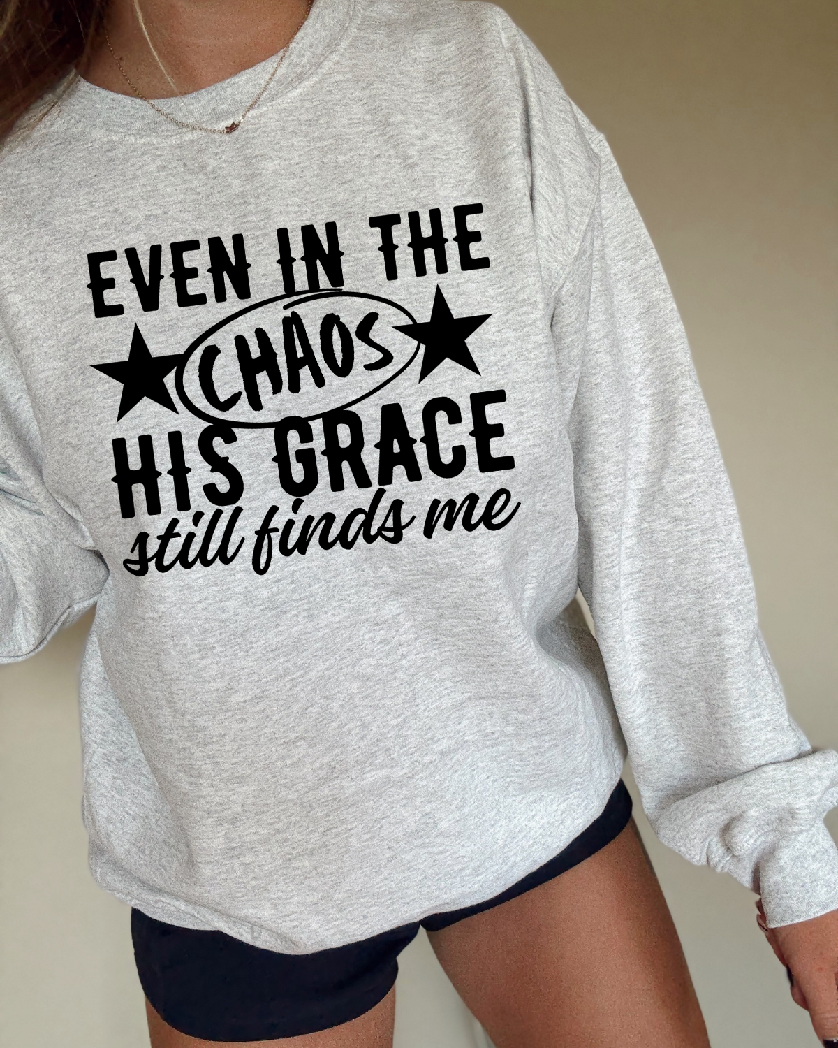 His Grace Still Finds Me DTF Transfer