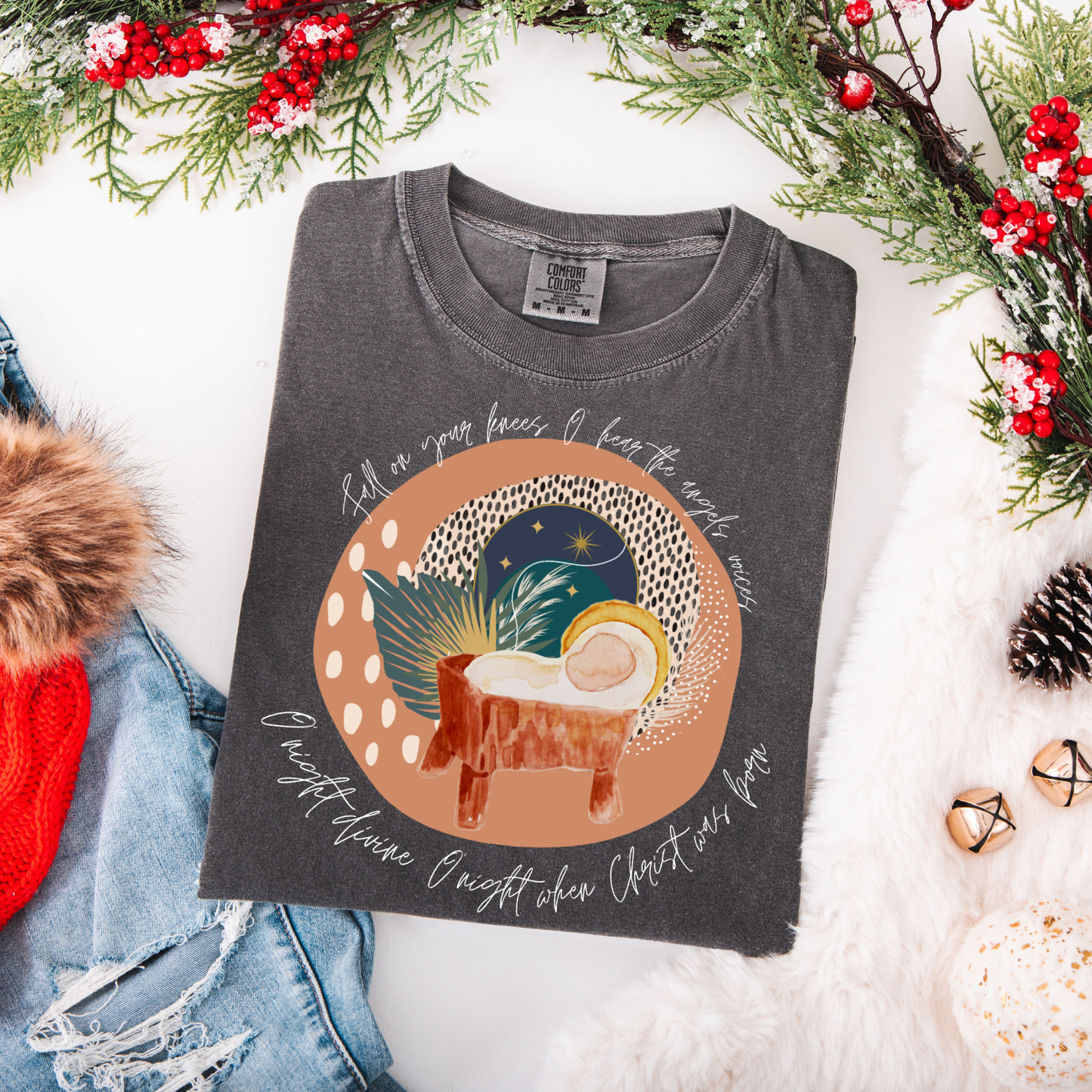 Holy Night DTF Transfer