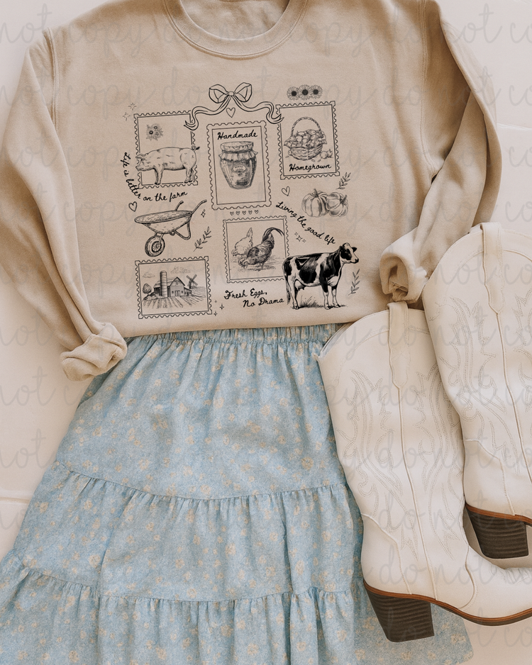 Homesteader Life (Black) DTF Transfer