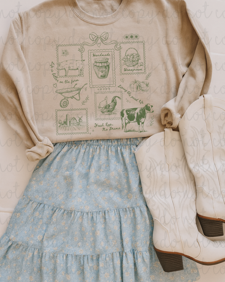 Homesteader Life (Olive) DTF Transfer