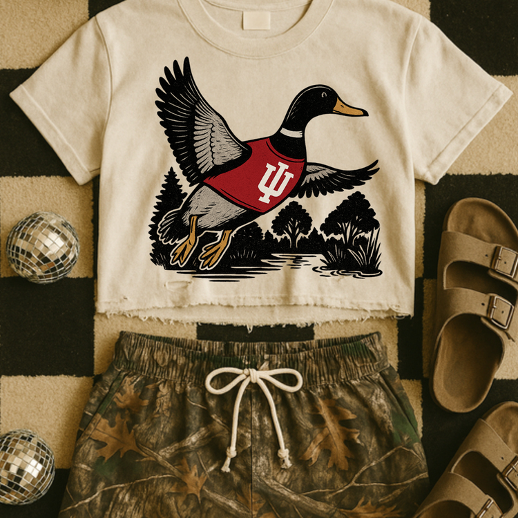 Mallard Game Day Hoosiers DTF Transfer