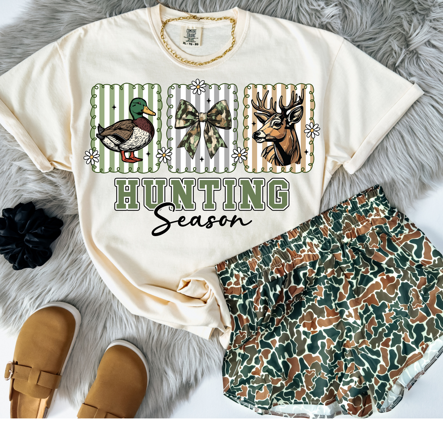 Hunting Season Trio Clear Film Screen Print Transfer