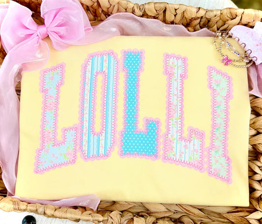 Floral Lace Lolli DTF Transfer