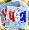 Paint Splatter USA DTF Transfer