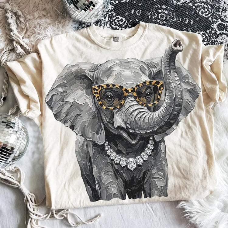 Preppy Elephants DTF Transfer