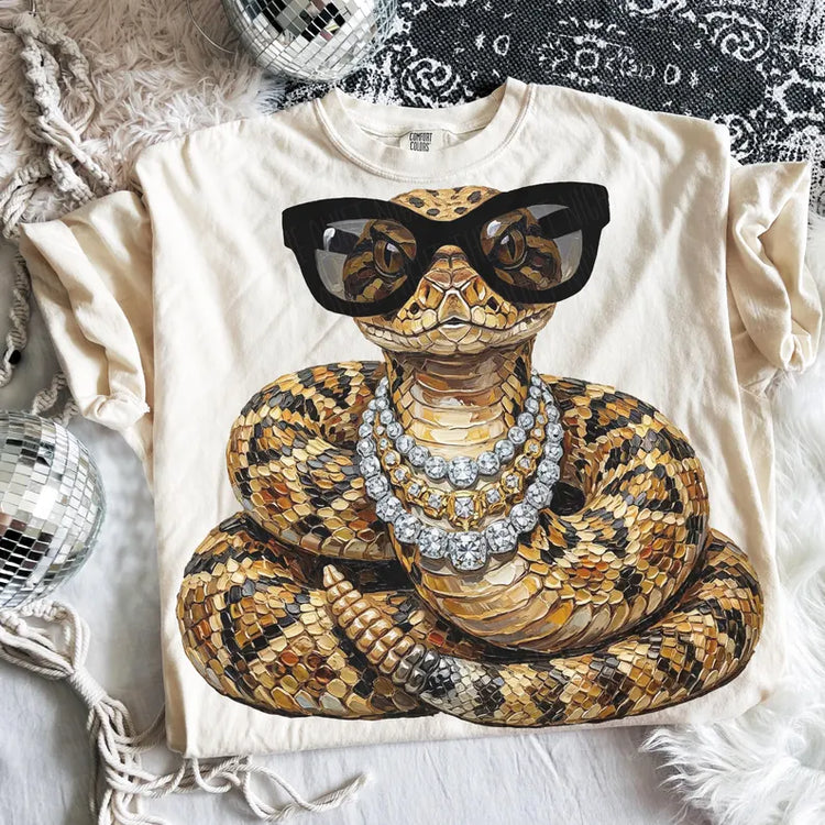 Preppy Python DTF Transfer